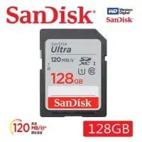 在飛比找momo購物網優惠-【SanDisk 晟碟】全新版 128GB Ultra SD
