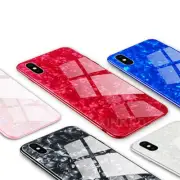 Luxury Marble Tempered Glass Case For Apple iPhone 7/8, 7/8plus, X/XS, XR, X max