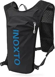 5L Running Backpack Ycle Backpack Sports Vest Ultralight Riding Bag Women Men Breathable Jogging Sport Backpack for Camping Hiking Cycling Sport Bag Black & Blue