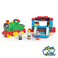 在飛比找momo購物網優惠-【英國驚奇玩具 WOW Toys】蒸汽火車 山姆