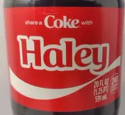 Share A Coke With Haley 2025 Personalized Gift Coca Cola Bottle