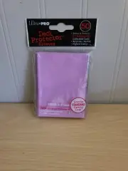 Ultra Pro PRO-Gloss 50ct Standard Deck Protector Sleeves Pink