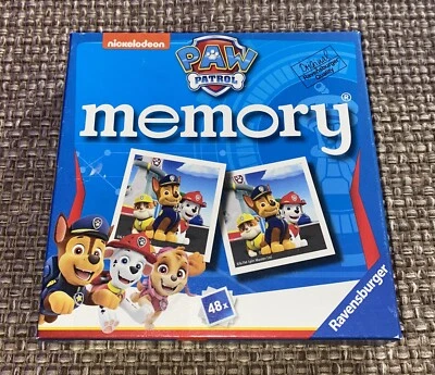 Original Ravensburger Paw Patrol Memory Game 48 Pieces 2021 by Spin Master