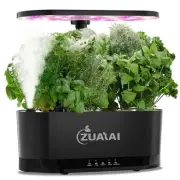 Hydroponics Growing System Kit Black: Indoor Garden Plant Germination 11Pods