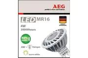 4 x AEG LED 4W MR16 globe bulb = 20W Halogen 200lm 30000 hours