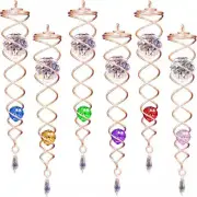 CRYSTAL TWISTERS Copper Tails Wind Spinner Accessory for Sun Catcher Garden gift