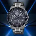 【CASIO 卡西歐】EDIFICE 冒險運動三眼計時手錶(EFV-540DC-1CV)