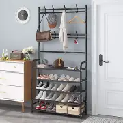 Coat Rack, Coat Rack Stand with 5 Shelves Storage for Entryway Hallway 31*10*67