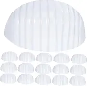 HAWILLOSCH 25pcs Baseball Cap Bump Cap Liner Plastic Hat Extend Insert Half Inner Filler for Boys and Girls Hats Shape Retention