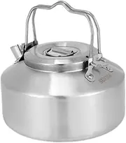 ＫＬＫＣＭＳ Camping Kettle Camping Tea Pot, Fast Heating Compact for Boiling Water, Double Handle Coffee Tea Pot Teapot Kettle, 900ml
