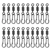 Time saving Carp Fishing Rig Rings with Quick Change Hooklink Clips 20pcs