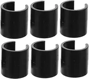 BIUDECO Flag Pole Clips Set Garden Flag Clamps Weatherproof Banner Fixing Clips Easy to Install and Carry