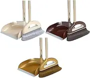 Broom and Dustpan Set - Convenient Magic sweper Broom, Dust Pan and Broom with Long Handle | Non-Stick Hair sweper Magic Broom Set, Strong Comb Shape Broom Shape Filter for Home Kitchen Offices