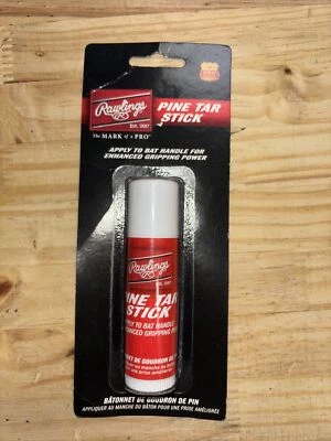 Rawlings Pine Tar Stick Apply to Baseball Bat Handle Enhanced Gripping Power