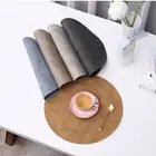 Anti Slip Dining Table Place Mats Round Coaster High Quality Placemats Hotel