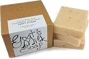 Handmade Fresh Goat's Milk Bar Soap, Olive Oil Based With Organic Shea Butter (Zesty Citrus, 3 bars Economy Pack)