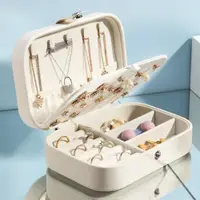 在飛比找蝦皮購物優惠-jewelry Box PU Leather Jewelle