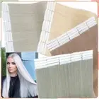 Glue Stick Tape In 100% Remy Human Hair Extensions Invisible Skin Weft 20pcs
