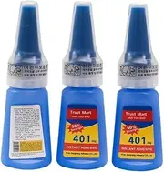 401 Instant Fast Adhesive Super Strong Instant Adhesive 401 for Multi-Purpose Heat Resistant Fixing Colorless