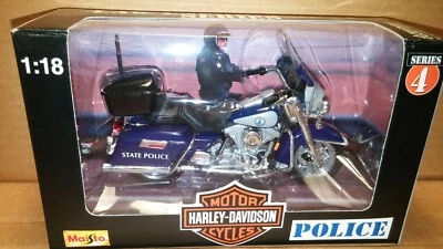 MAISTO 1/18 - Series 4 Motorcycle Harley-Davidson Virginia State Police