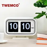 在飛比找momo購物網優惠-【TWEMCO】BQ-58 翻頁鐘 桌放 壁掛兩用(共2色)