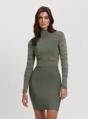 GUESS Marciano Dani Bandage Mini Dress Size: 46, Polyamide