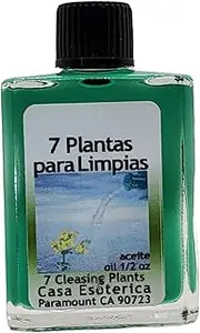 Magick Space Spiritual Anointing Oil -(7 Plants para Limpias Aceite) 7 Cleansing Plants Oil -0.5 FL OZ (1 Pack)