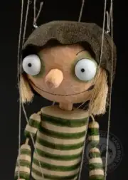 Water Sprite - original wooden hand-carved marionette