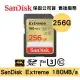 SanDisk Extreme 256G U3 V30 SD卡 相機記憶卡 (SD-SDXVV-256G)