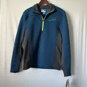 Spyder Men's 1/4-zip Outbound Stryke Sweater Jacket Size Medium NWT
