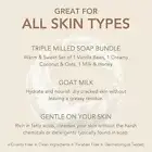 Dionis Goat Milk Skincare Bar Soap, Bundle of 3