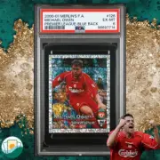 Merlin’s FA Premier League 2001 | PSA 6 Michael Owen | #126 | Blue Back