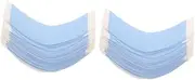 72 Sheets Hair Extension Film Tape Double Sided Wig Tape Supply Lace Front Tape Lace Wig Tape Seamless Extension Tape for Hair Women Hair Tape Waterproof Hair Tape Pu Sky-blue