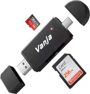 Lector de tarjetas SD 3 en 1 USB-C/USB-A/Micro USB portátil
