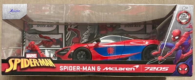 JADA 2025 MARVEL Spider-Man & McLaren 7205 #35764 1:24 Scale Die-cast