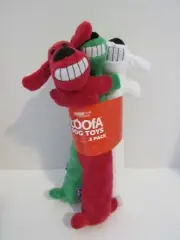Multipet 3 Pack Hoilday Loofa Squeaky Dogs Toy New