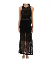 Mesh Dress With Logo S,L,M black