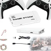 Bolt Retro Game TV Stick, New Bolt Retro Stick, 2-Player Retro Game Console, 2.4G Handle HDMI Game Stick for Home TV, 30000+ Games, 4K HD Plug and Play, Bolt Retro for All TV (64G+2 Handle)