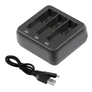3 in 1 Battery Charger Charging Dock Station For DJI Osmo Action 3 Camera