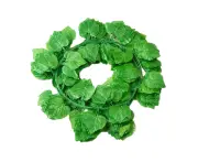 1 Set Of Artificial Melon Leaves/Begonia Leaves/Turquoise Leaves/Grape Leaves Decorative Green Leaves