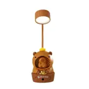 USB Recharge Capybara Lamp ABS Night Light New LED Desk Lamp Student