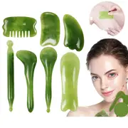 Massager Tool Scraping Stone Natural Guasha Facial Jade Face Body Gua Sha Board