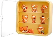KAILIKETIY Wall Mounted Action Figure Display Case with Adhesive Installation Transparent Viewing Panel Sturdy Organizer Rack for Collectibles and Figurines