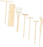 Abaodam 1Set Miniature Zen Garden Rake Micro Rakes for Table Decoration Easy to Store and Carry for DIY Landscaping and Meditation Spaces