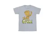 Guardians Of The Galaxy Boys Groot Dancing T-Shirt (Sports Grey) - UTBI19508