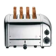 NEW Dualit 4 Slice NewGen Classic Chrome Silver WideSlot Toaster Stainless Steel