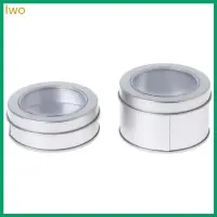 在飛比找蝦皮購物優惠-Iwo Clear View 馬口鐵存儲香料盒容器錫盒圓形罐