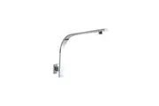 Square Chrome Gooseneck Wall Shower Arm