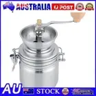 Manual Coffee Bean Mill Grinder - Stainless Steel with Wood Handle