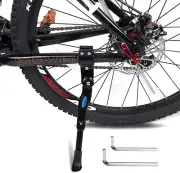 Bike Kickstand Kids- Adjustable Rear Side Aluminum Alloy Bicycle Stand Kickstand